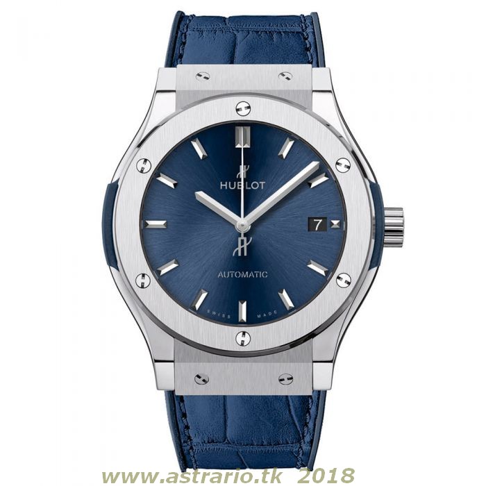 REPLICA HUBLOT CLASSIC FUSION BLUE TITANIUM Ø45mm.